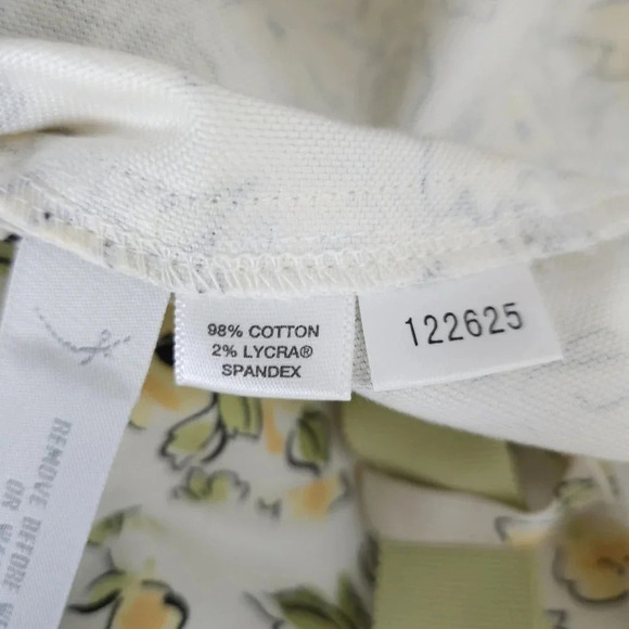 Ann Taylor LOFT Pleated Flare Skirt White Spring Floral Belted Petite - Picture 7 of 8